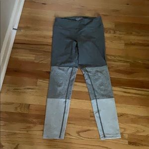 Gray Three toned Outdoor Voices leggings